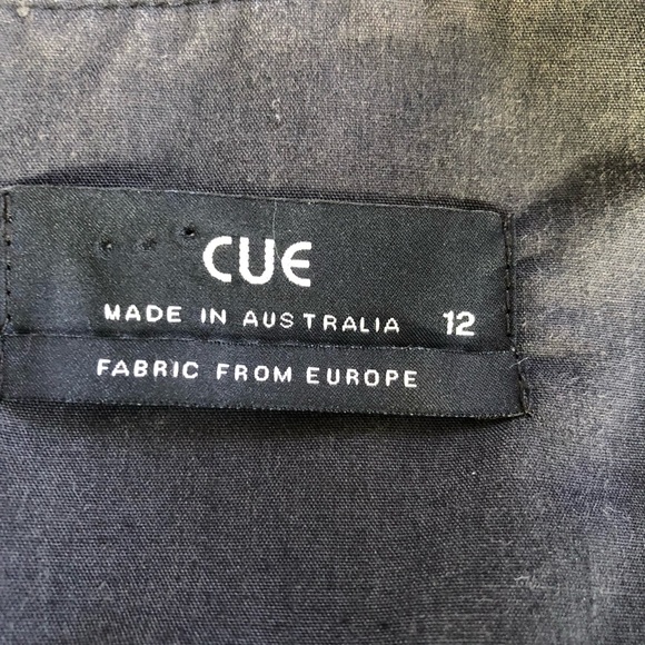 🌿 CUE 🌿 sleeveless floral fit and flare dress size 12 - Picture 7 of 10